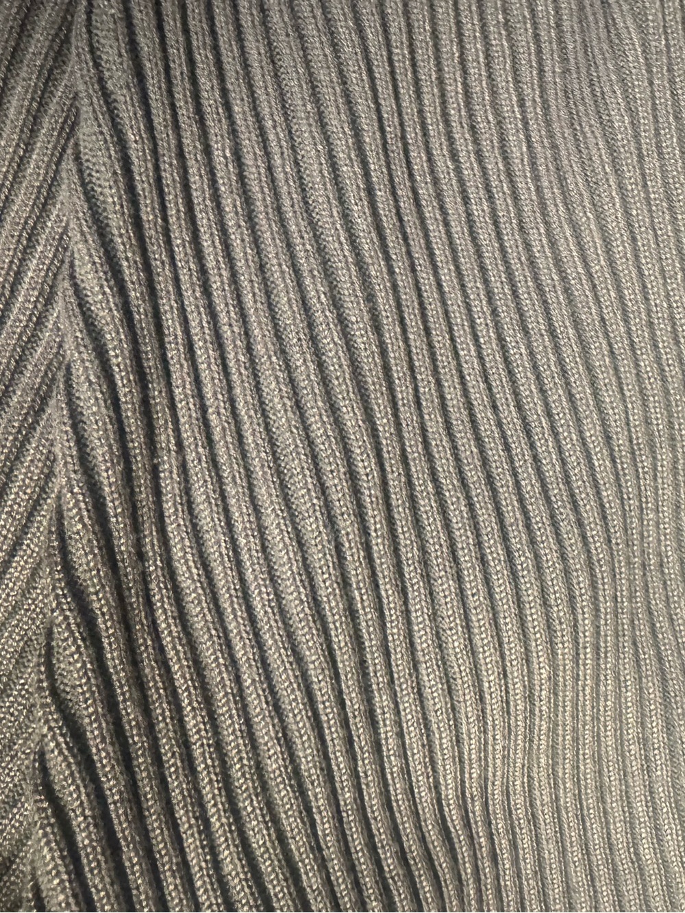 Love Tree Brown Ribbed Wrap V-Neck Sweater with Waist Ties - Picture 7 of 7